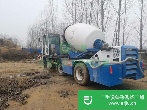 低價轉讓海田重工4立方自上料攪拌車2臺