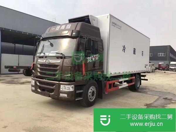出售6米8中型國五黃牌海鮮冷凍品運輸保鮮保溫冷藏車