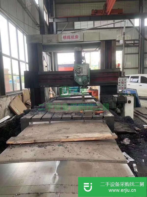 低價轉讓二手明輝2x4米龍門銑床二手龍門銑床