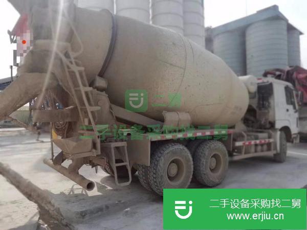 出售一臺14年國四大12方攪拌罐車,攪拌站一手干活車