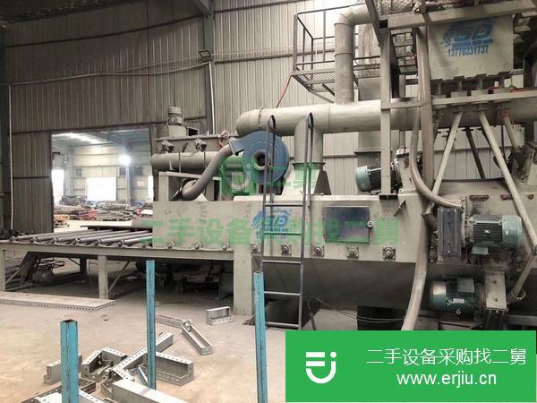 出售兩臺(tái)寬1200高400的拋丸機(jī)，一個(gè)8拋，一個(gè)6拋