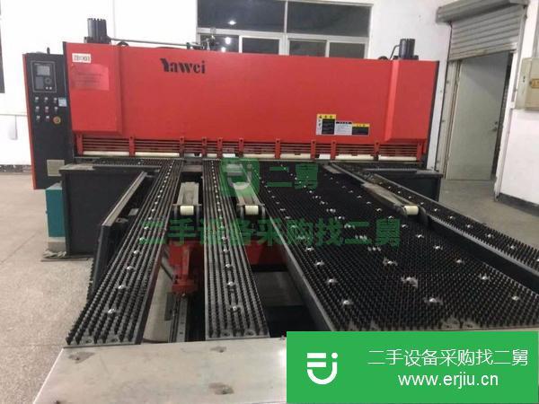轉讓二手亞威BS-HGSK-6×3050數控前送料閘式剪板機
