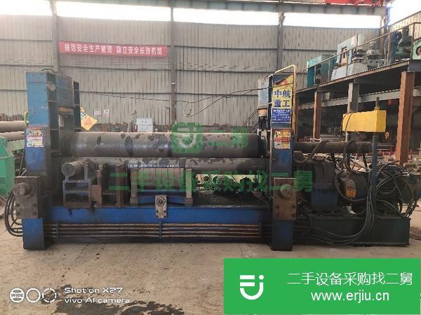 轉讓出售二手實心閑置W11s-30*2500液壓數顯全自動卷板機