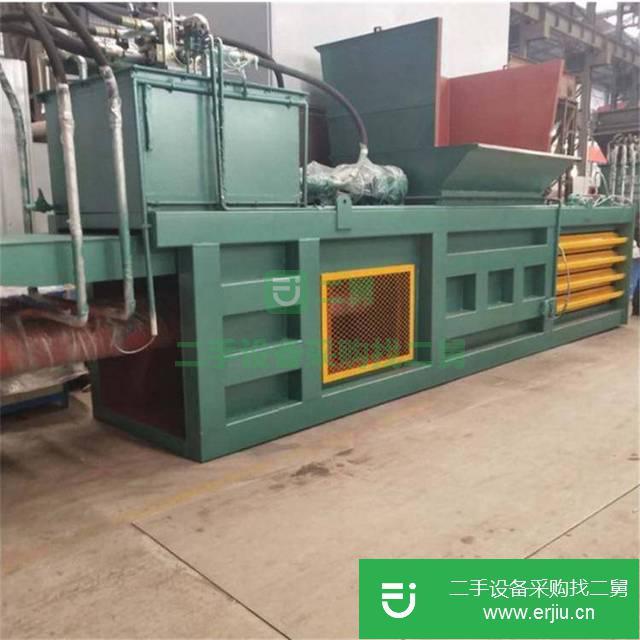 出售二手的九成新的全自動液壓臥式廢紙打包機  金屬廢紙打捆機