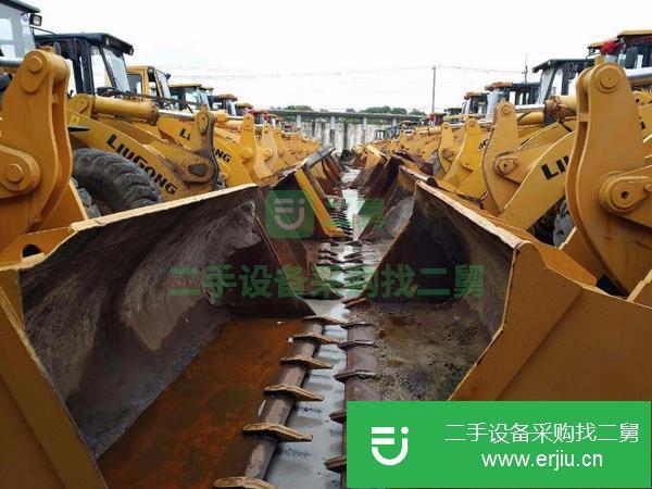 轉讓二手柳工 龍工 臨工50裝載機加長版側翻夾抱