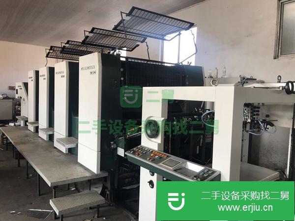 轉讓光華41020對開四色膠印機
