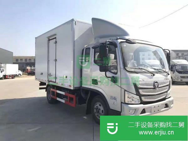 3米8福田歐馬可排半臥鋪鮮奶鮮魚鮮肉保鮮保溫冷藏車出售