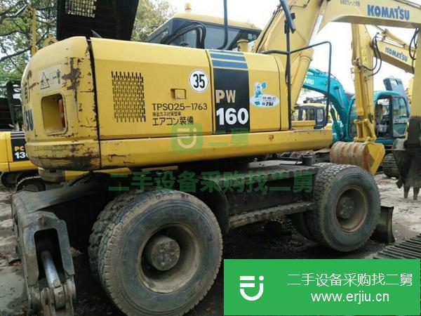 轉讓二手八成新小輪胎挖掘機