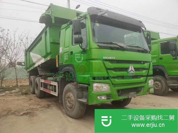 轉讓17-19年國五排放 陜汽德龍 福田豪沃 歐曼綠色自卸車 可分期奔馳橋