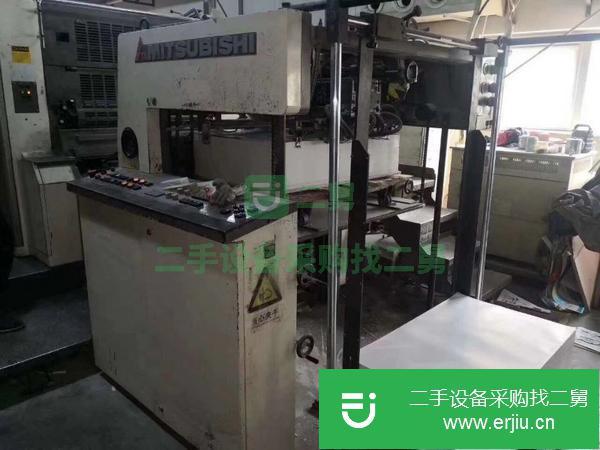 轉讓急出三菱D3000對開四色印刷機