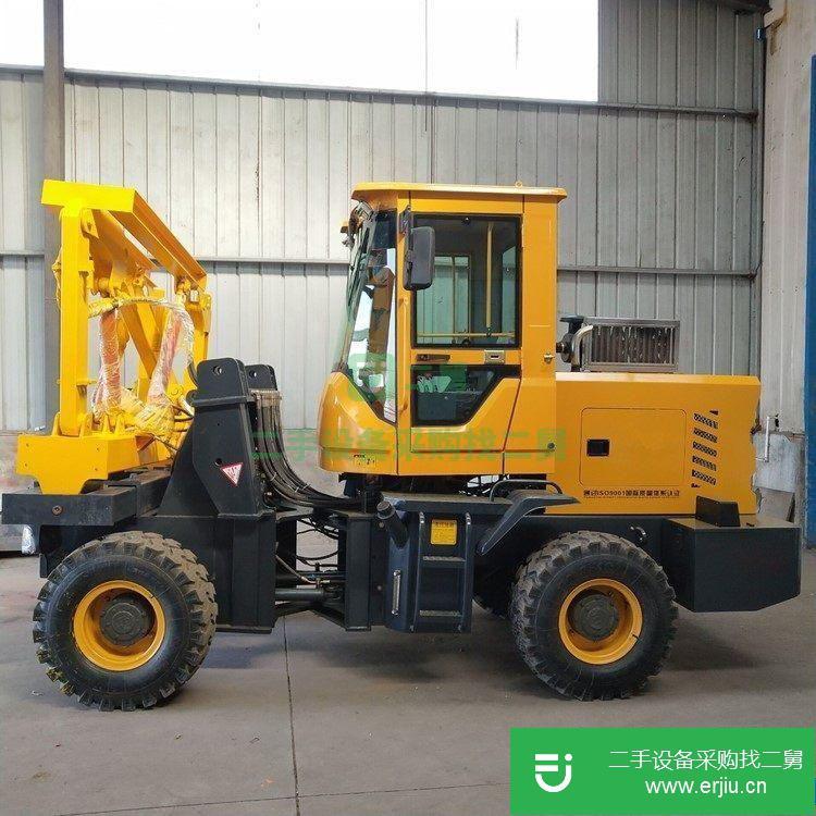 轉讓二手的高速公路護欄打樁機 鋼管壓樁機 打拔鉆一體機