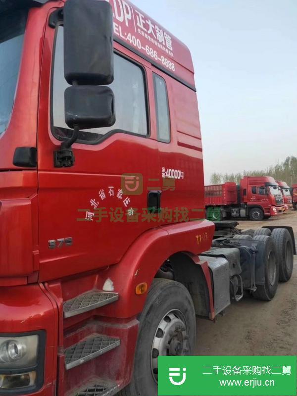 出售二手的國五2年8個月德龍375牽引車,車況精品,九成三包輪胎,