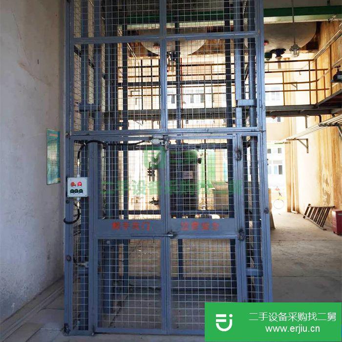 轉讓:導軌貨梯固定倉房貨物提升機