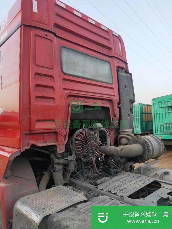 出售二手的國五2年8個月德龍375牽引車,車況精品,九成三包輪胎,
