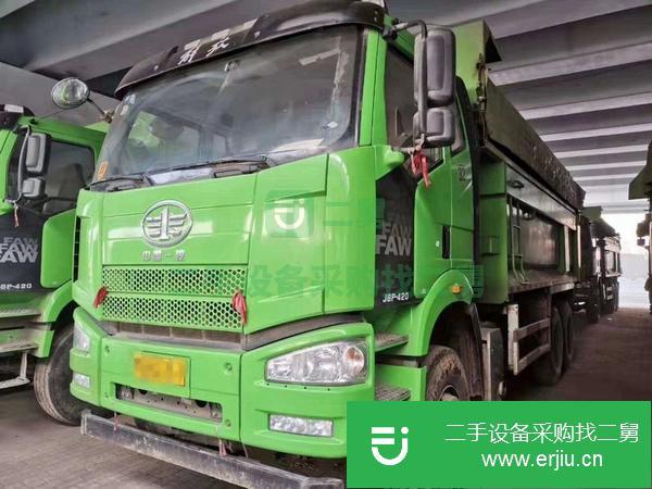 轉讓17-19年國五排放 陜汽德龍 福田豪沃 歐曼綠色自卸車 可分期奔馳橋