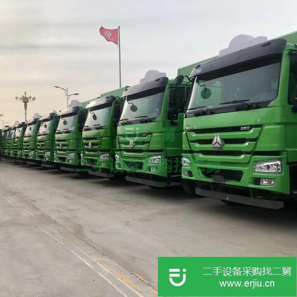 轉讓二手環保自卸車燒天然氣 誠信銷售豪沃5米8后八輪庫存新車