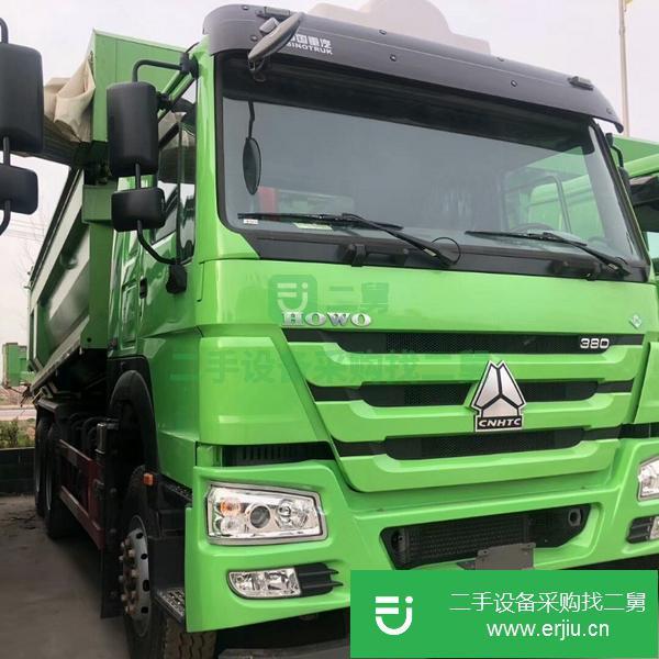 轉讓二手環保自卸車燒天然氣 誠信銷售豪沃5米8后八輪庫存新車