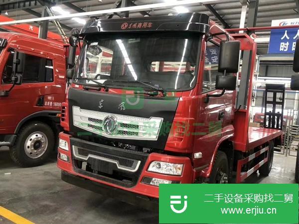 轉(zhuǎn)讓東風(fēng)單橋平板運(yùn)輸車  挖機(jī)拖車