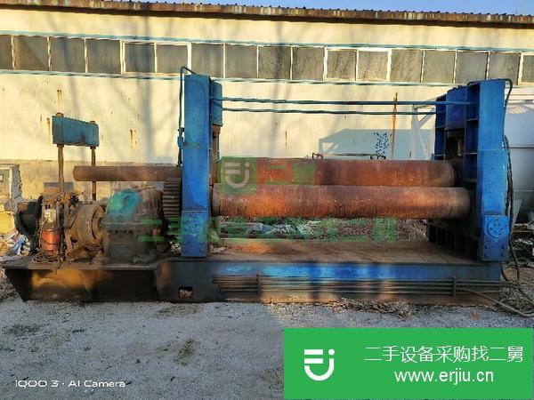 轉讓出售二手實心圓鋼輥W11-22*2000機械自動卷板機一臺