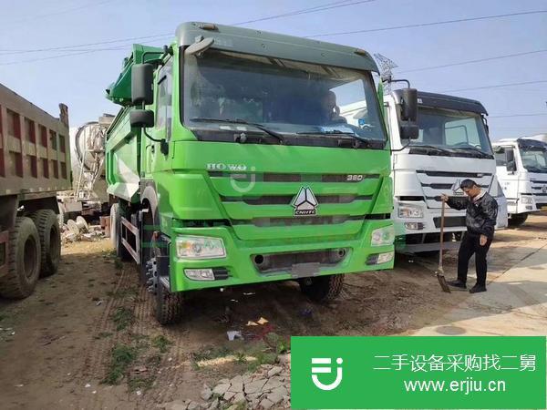 轉讓17-19年陜汽德龍 重汽豪沃 福田歐曼綠色自卸車 可分期可提檔