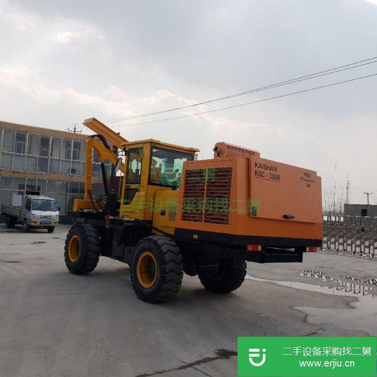 轉讓二手的高速公路護欄打樁機 鋼管壓樁機 打拔鉆一體機
