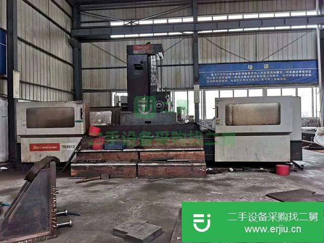 特價轉讓二手安裝少用漢川TK6513數控臥式銑鏜床