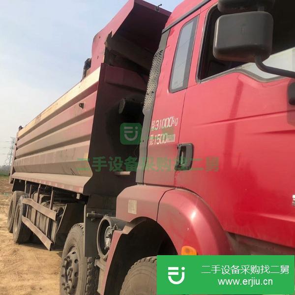 轉讓國五18年8米德龍二手翻斗車 批發(fā)處理二手前四后八自卸車