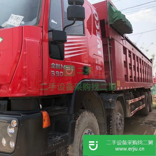 轉讓二手燒氣紅巖杰師19年8米6自卸車 低價促銷二手翻斗車