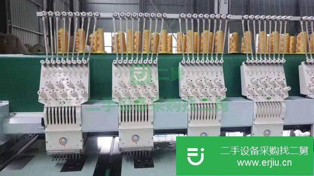 低價出售庫存七劍9針26頭330頭距高速繡花機