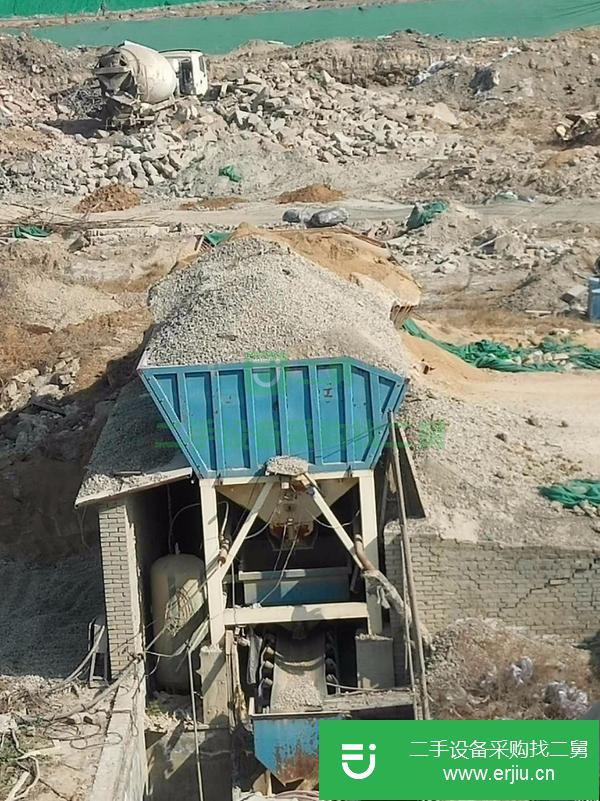 出售八成新的二手120攪拌站,仕高瑪主機(jī)