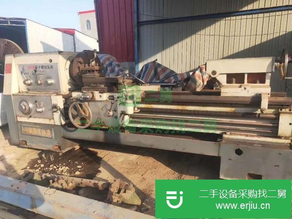 轉讓機械廠急售二手山東聚龍Q1322x1.5米管子螺紋車床二手管子螺紋車