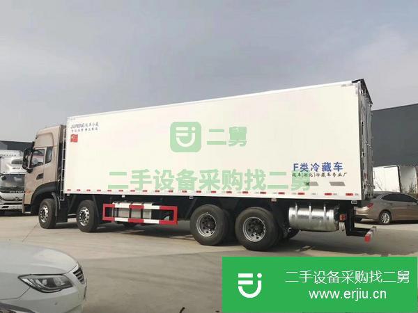 東風天龍9米6冷藏車肉鉤冷藏車出售