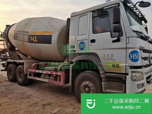 二手混凝土攪拌車 轉讓18年大14方商混攪拌罐車國五