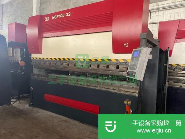 轉讓梁發記100tx3200電液伺服數控折彎機
