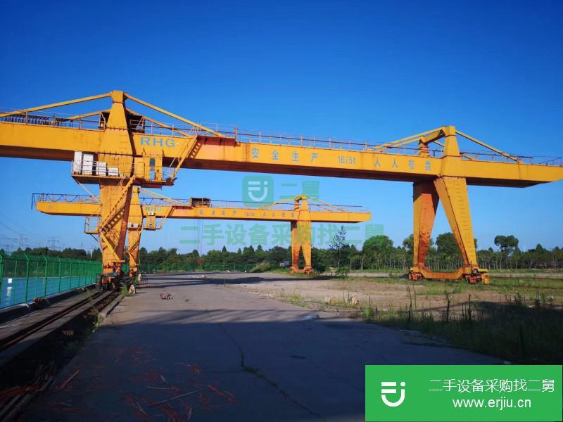 杭州工地精品雙主梁龍門吊還剩最后一臺16噸跨度30米近幾天提貨價格超低過磅處理