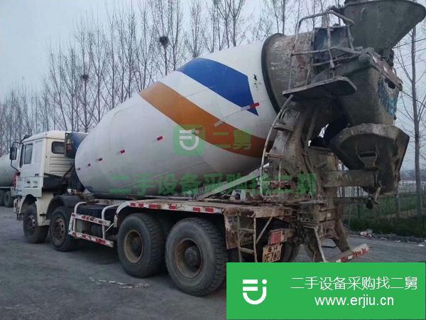 轉讓二手混泥土攪拌罐 低價處理11年18方德龍二手攪拌罐車