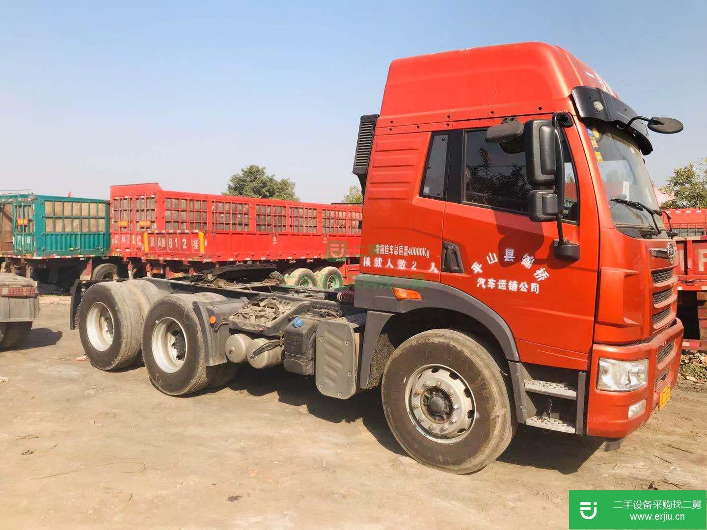 急賣二手車牽引頭 國內最便宜6x4牽引車
