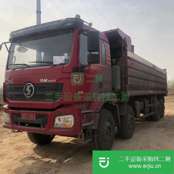 二手工程自卸車 便宜轉讓德龍18年8米二手翻斗車
