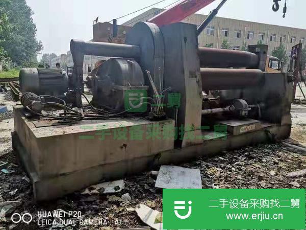 出售25個厚的四輥卷板機,長治產。接電能用