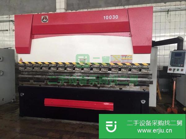 轉讓豐科100噸x3200mm電液伺服數控折彎機二手剪板