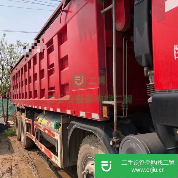 轉讓二手燒氣紅巖杰師19年8米6自卸車 低價促銷二手翻斗車