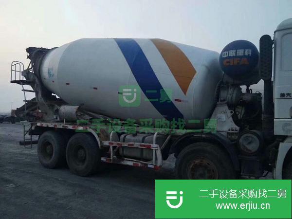 轉讓二手混泥土攪拌罐 低價處理11年18方德龍二手攪拌罐車