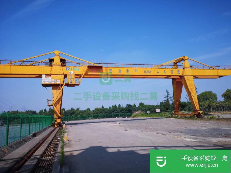 杭州工地精品雙主梁龍門吊還剩最后一臺16噸跨度30米近幾天提貨價格超低過磅處理