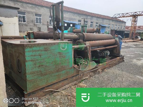 出售二手實心W11-25*2500機械全自動卷板機