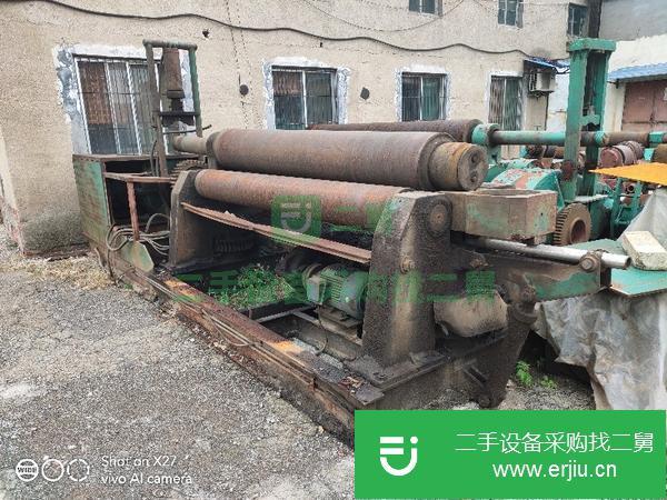 出售二手實心W11-25*2500機械全自動卷板機