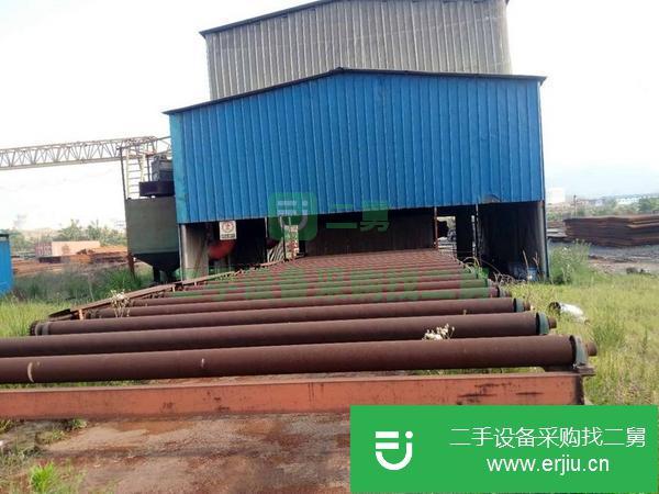 出售通過(guò)試拋丸機(jī)，門寬三米二，高850八個(gè)11千瓦拋頭器。