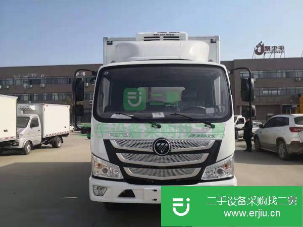 低價(jià)出售4米2福田歐馬可S3冷藏車肉鉤車