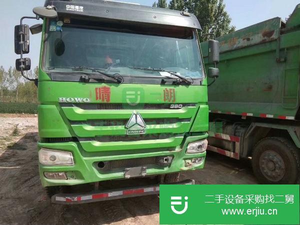 轉讓二手工程自卸車 豪沃5米6國五18年二手翻斗車