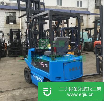 轉讓豐田1.5噸平衡重坐式二手電動九成新叉車