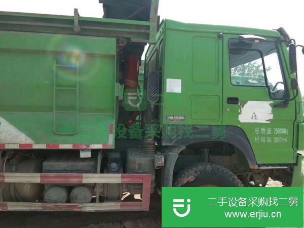 轉讓二手工程自卸車 豪沃5米6國五18年二手翻斗車